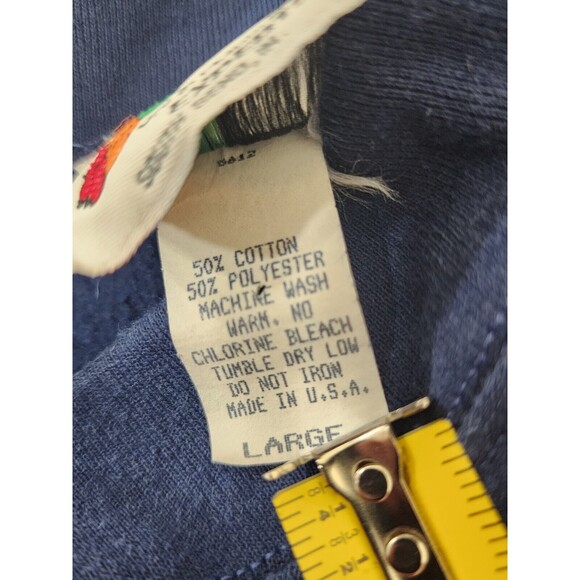 Midwest Embroidery Sweatshirt Mens Large Michigan Wolverines Embroidered Button - Picture 4 of 9